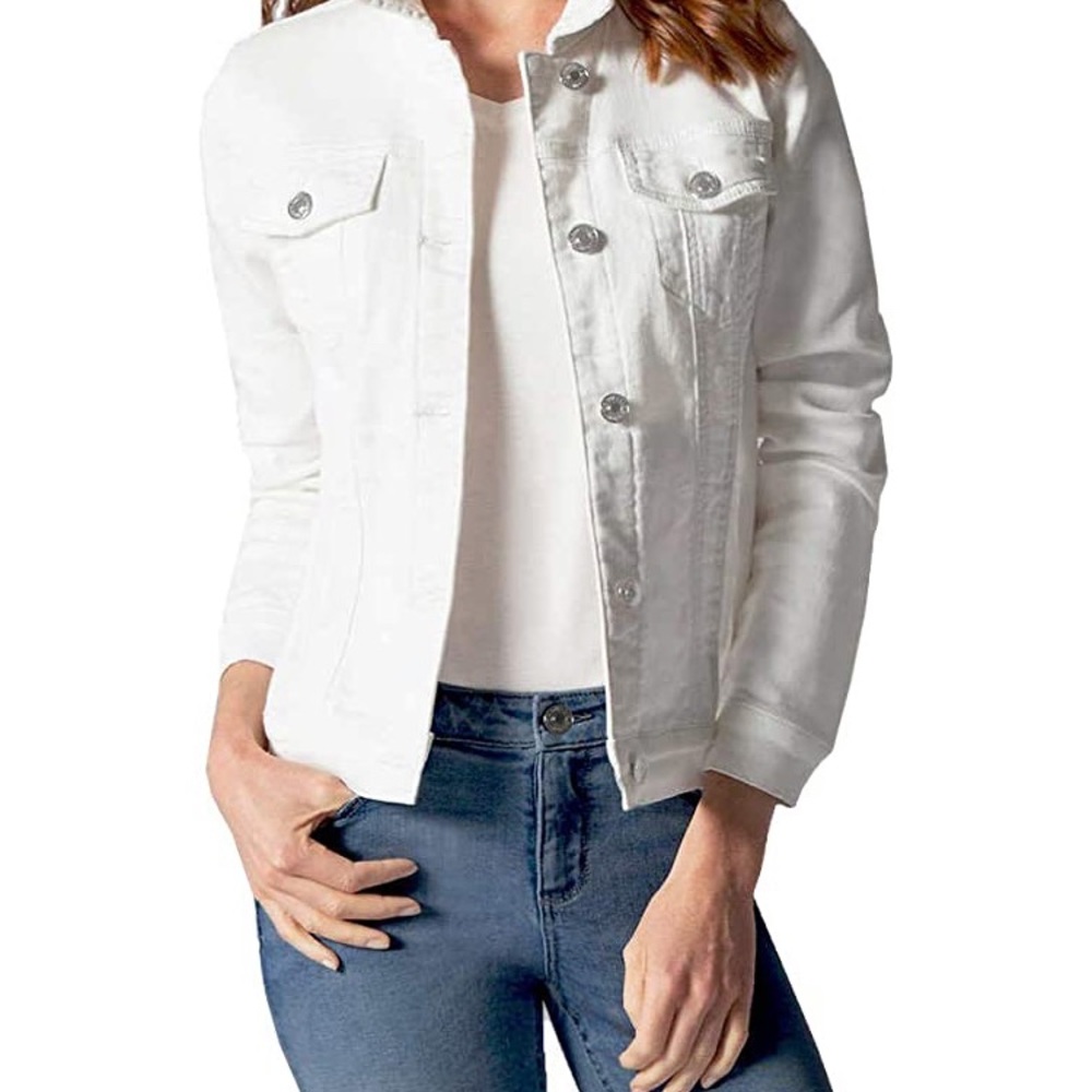 Stretch denim jacket